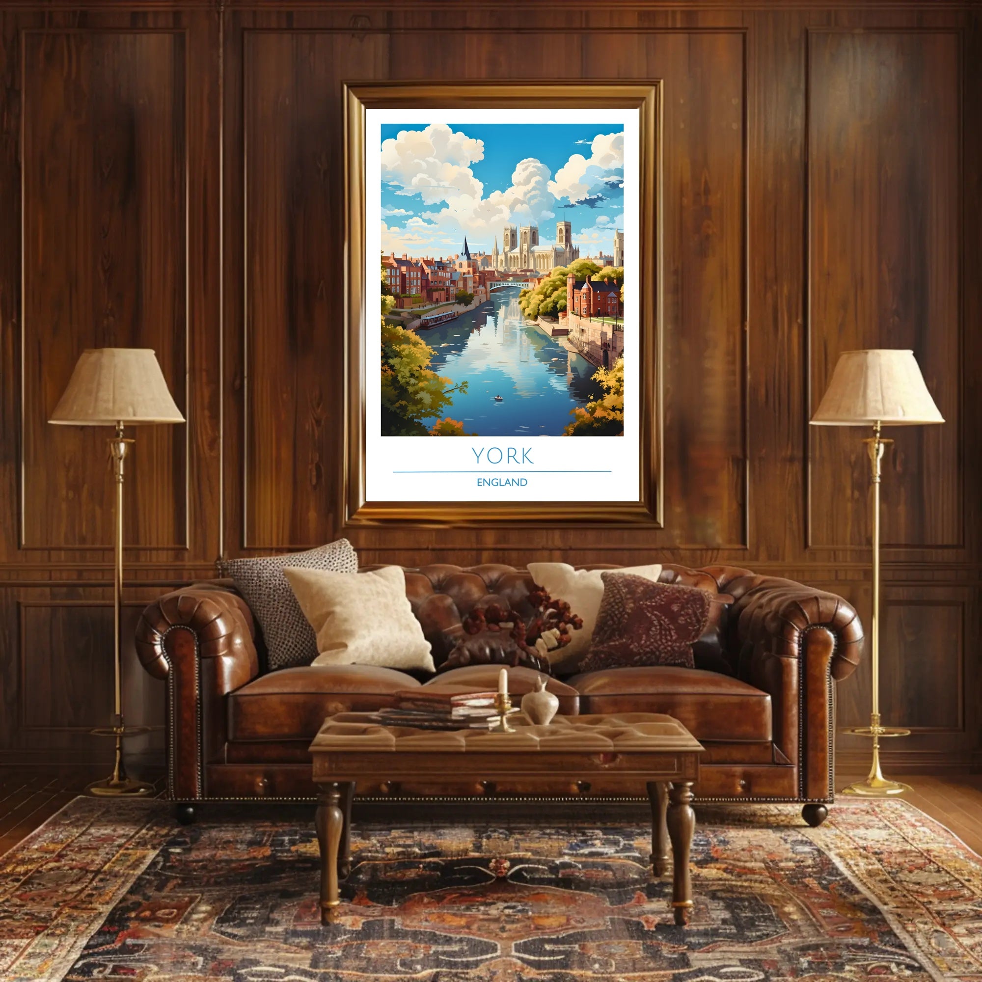 York Cityscape Poster