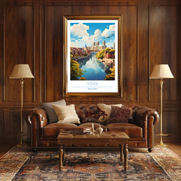 York Cityscape Poster