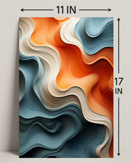 Flowing Colors Poster PosterGoat