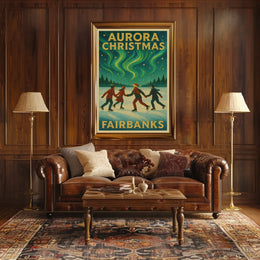 Fairbanks Aurora Poster