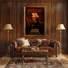 Andrew Jackson 7th President of the United States Zombidents Poster Series