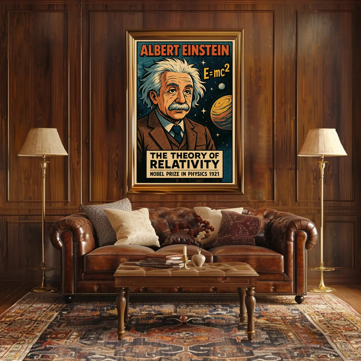 Albert Einstein The Theory Of Poster