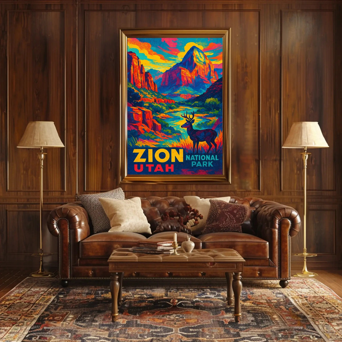 Zion National Park Utah Poster