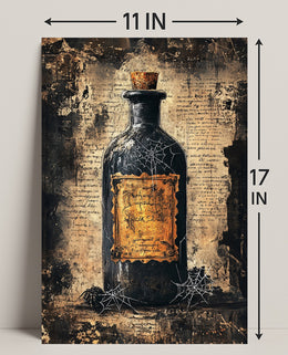Vintage Potion Bottle Vintage Poster