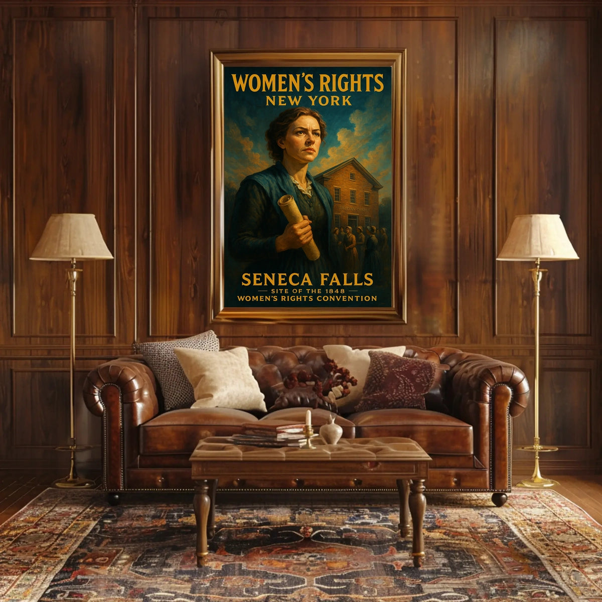 Seneca Falls WomenS Rights Convention Poster