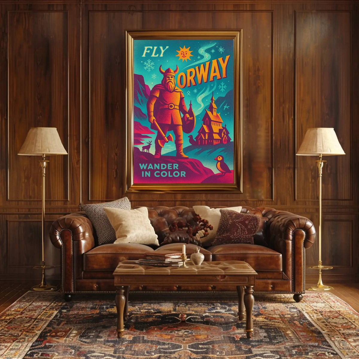 Explore Norway Wander in Color Poster