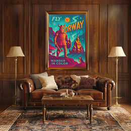 Explore Norway Wander in Color Poster