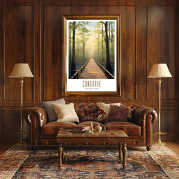 Congaree Tranquil Pathway Travel Poster Print