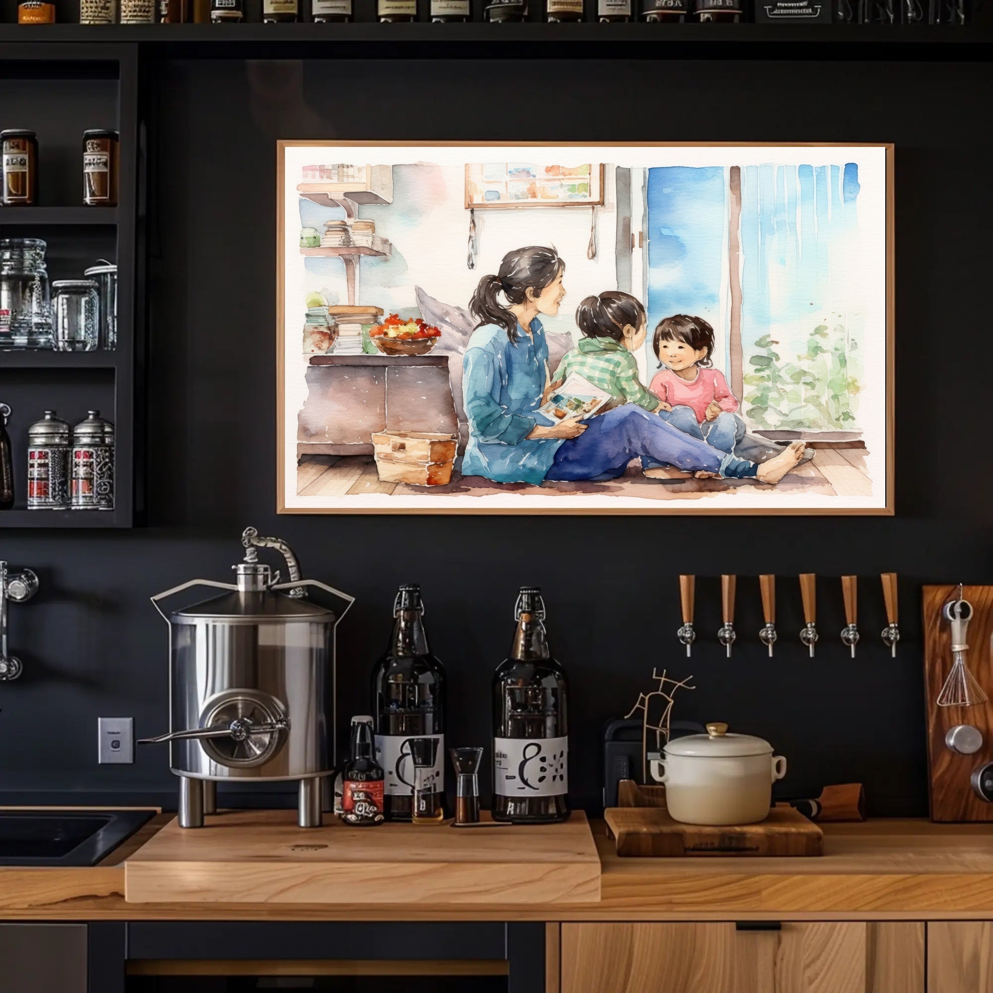 A Cozy Afternoon at Home Poster PosterGoat