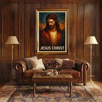 Jesus Christ Artistic Representation Poster