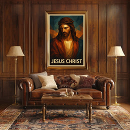 Jesus Christ Artistic Representation Poster