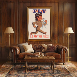 Vintage WWII U.S. Army Air Forces Recruitment Poster