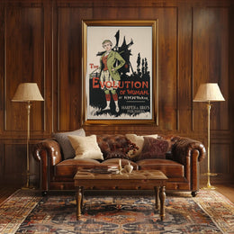 Evolution Of Woman Art Print Poster Vintage Decor