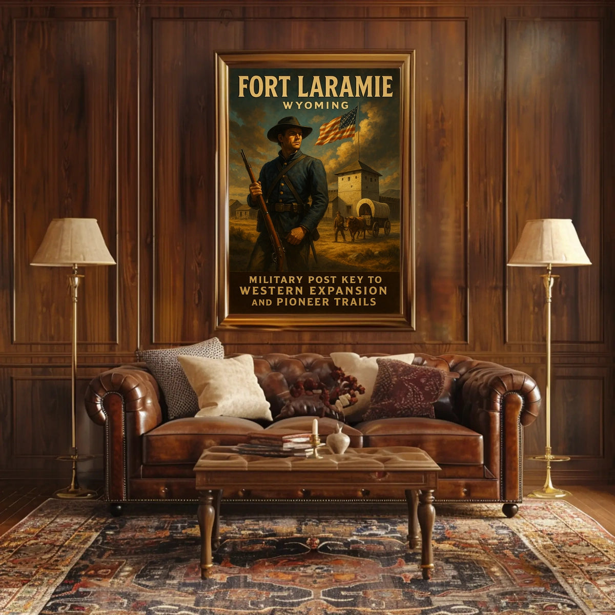 Fort Laramie Key To Western Expansion Poster