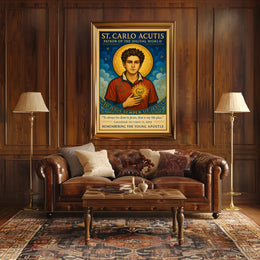 St. Carlo Acutis Patron of the Digital World Poster
