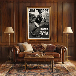 Legend Across the Line Jim Thorpe Poster