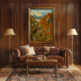 New Hampshire Adventure Poster