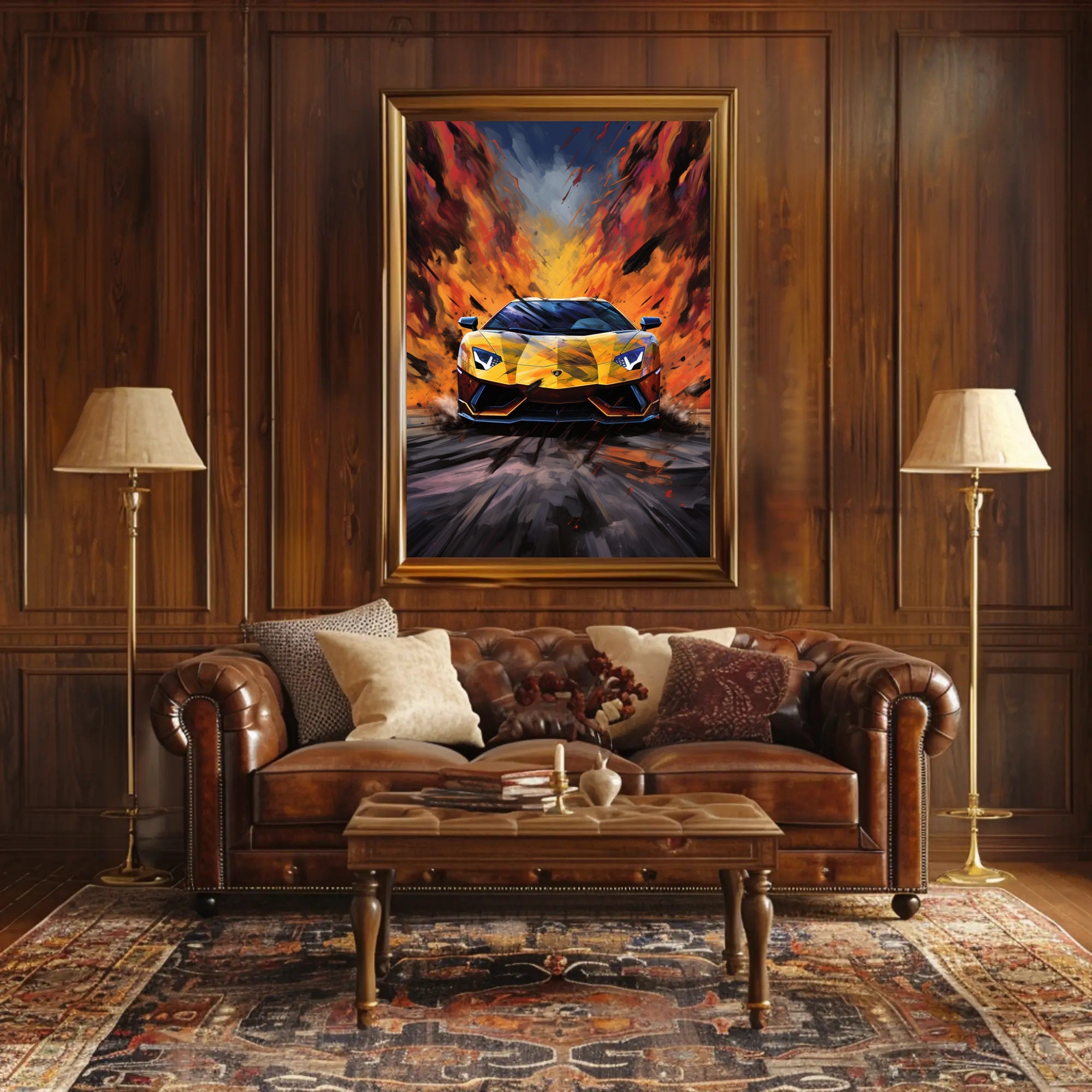 Blaze of Speed Poster PosterGoat
