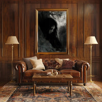 Mystical Gothic Figure in Dark Artistic Poster PosterGoat