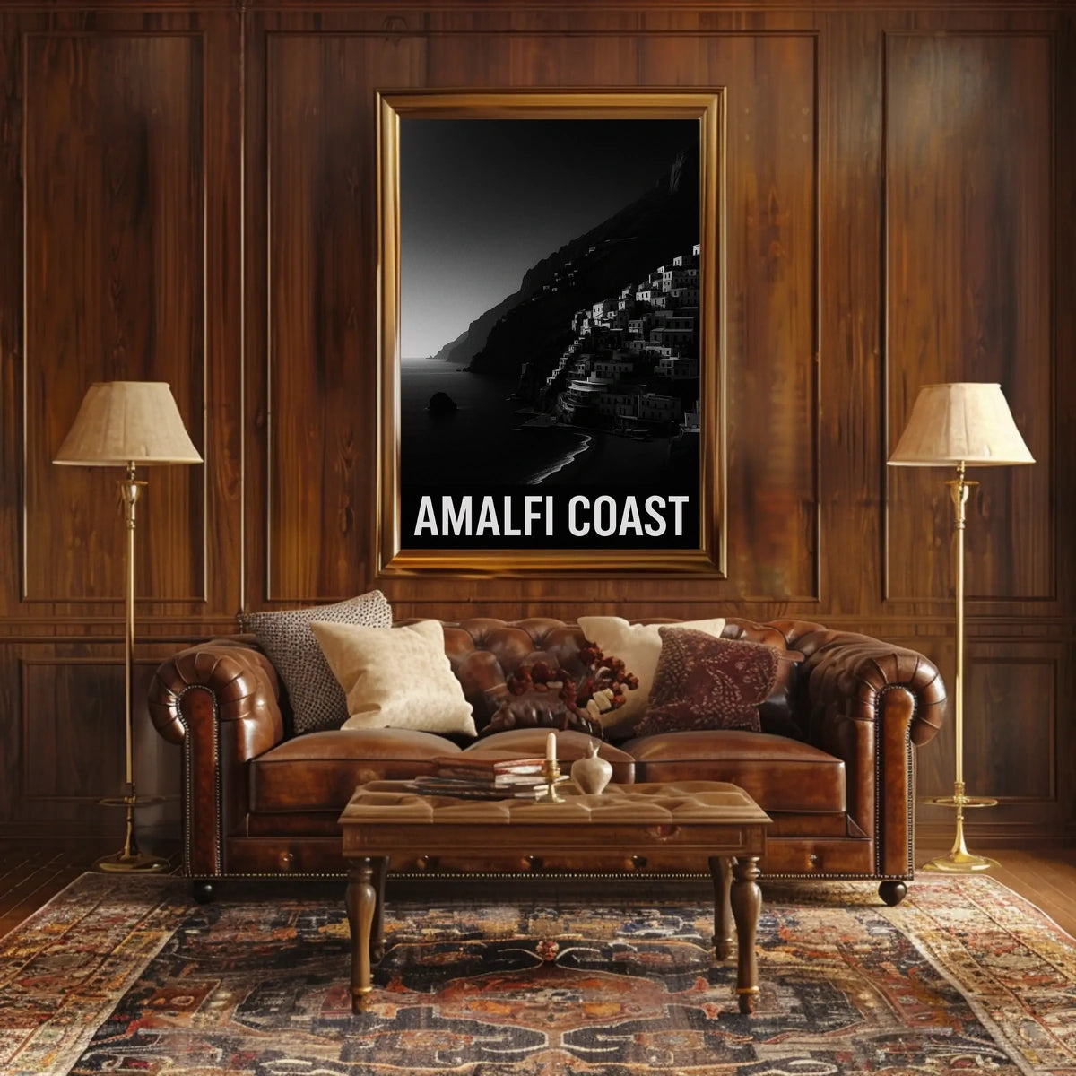 Amalfi Coast Poster Embrace Coastal Decor 18x24 Inches