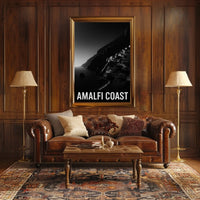 Amalfi Coast Poster Embrace Coastal Decor 18x24 Inches