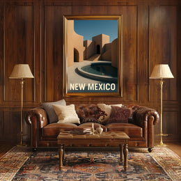 New Mexico Architectural Serenity Poster
