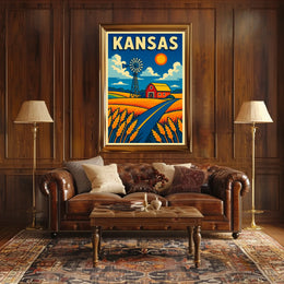 Kansas Countryside Poster