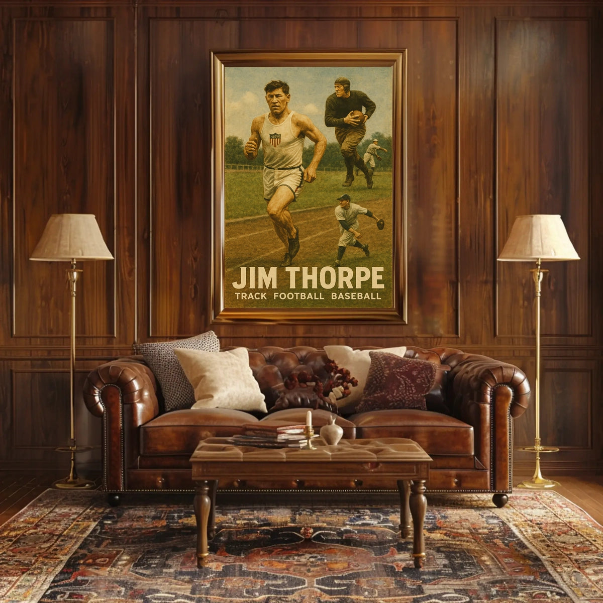 Jim Thorpe Athletic Legend Poster