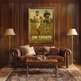 Jim Thorpe Athletic Legend Poster
