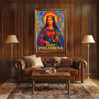 Saint Philomena Poster