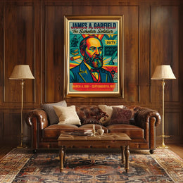 James A. Garfield The Scholar Soldier Poster PosterGoat