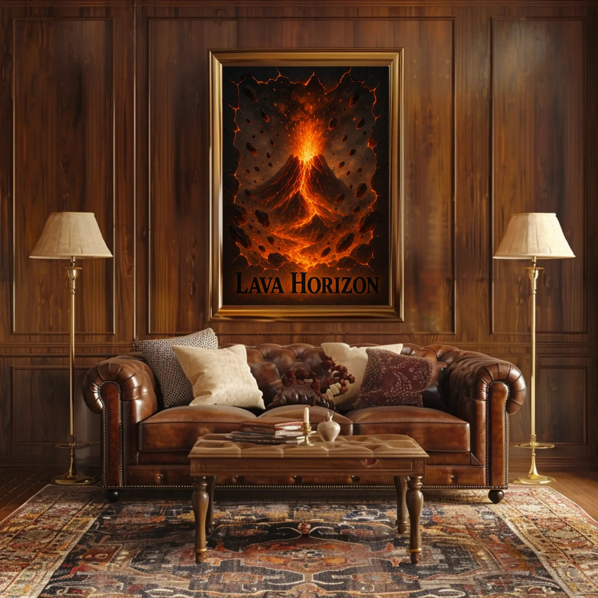 Lava Horizon Poster
