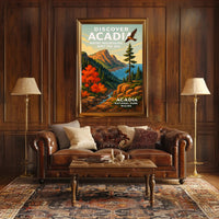 Discover Acadia National Park Poster PosterGoat