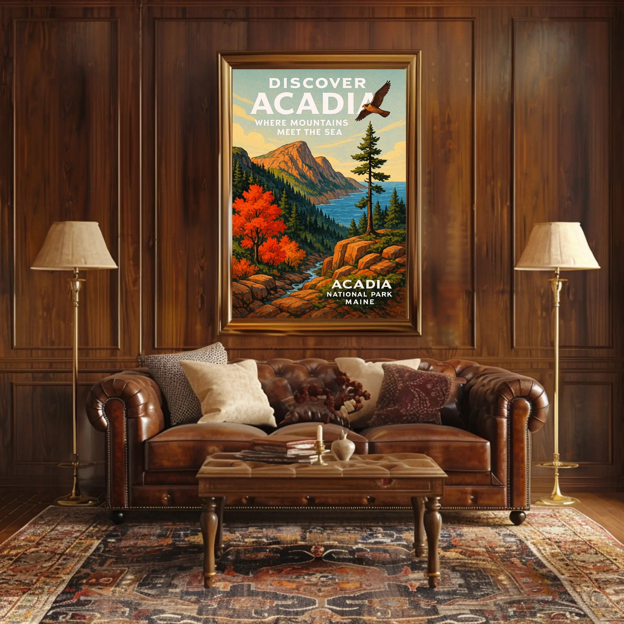 Discover Acadia National Park Poster PosterGoat
