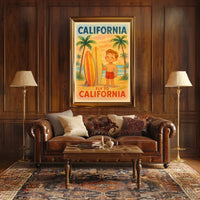 Fly to California Poster