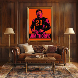 Jim Thorpe Tribute Poster