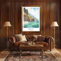 Napali Coast Artwork Poster PosterGoat