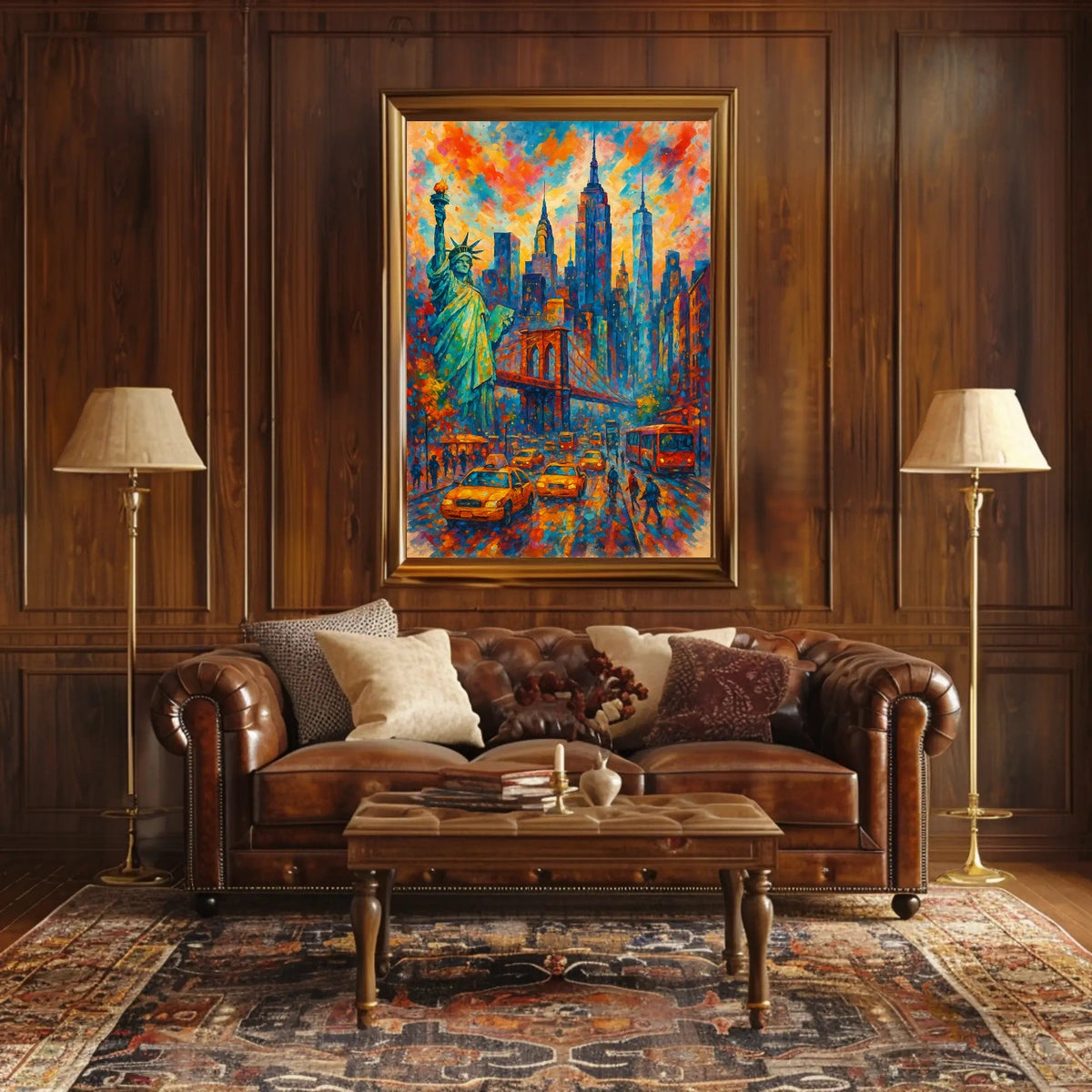 Vibrant Cityscape New York in Colors