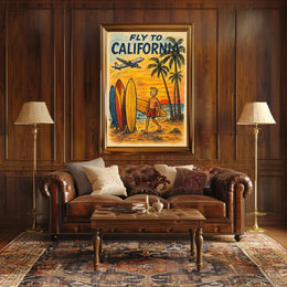 Fly to California Poster
