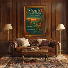 Georgia A Tapestry Of Culture And Poster