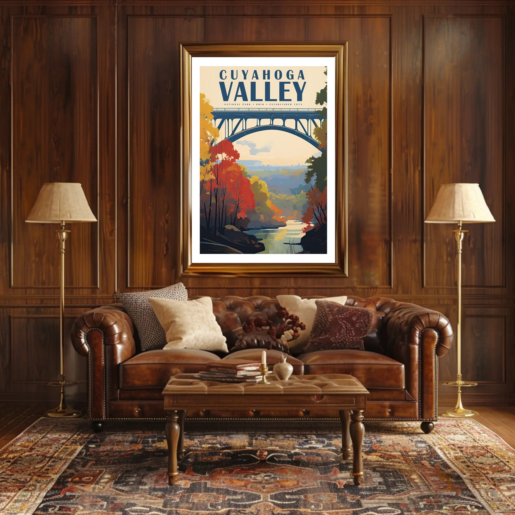 Cuyahoga Valley National Park Travel Poster