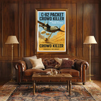 Fairchild C-82 Packet Crowd Killer Poster