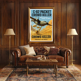 Fairchild C-82 Packet Crowd Killer Poster