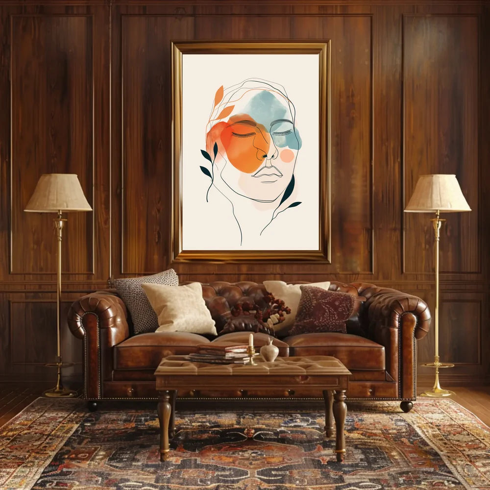 Vintage Parisian Street Scene Art Poster