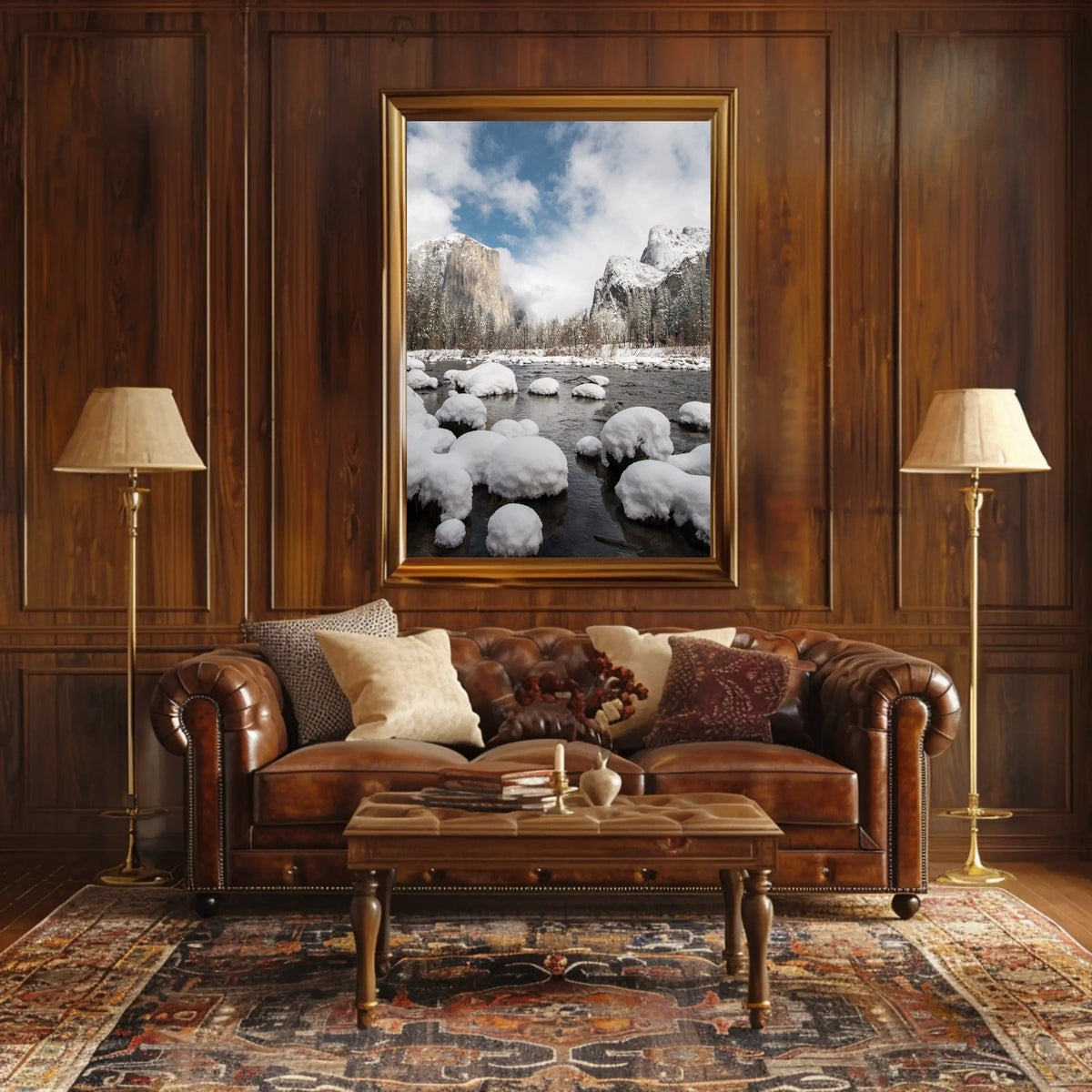 Winter Wonderland in Tranquil Yosemite National Park Poster