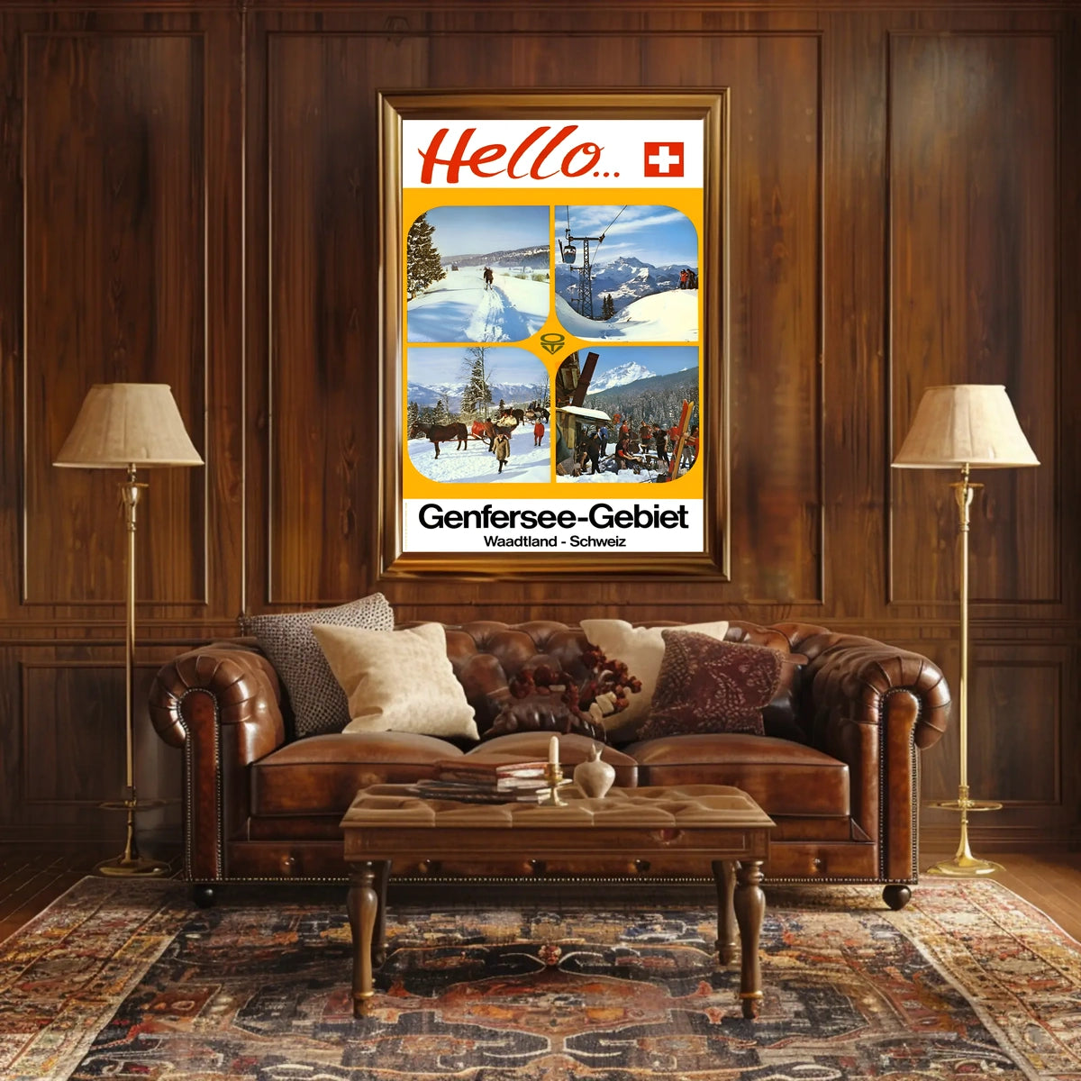 Hello from the Genfersee-Gebiet Poster