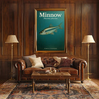 Minnow Phoxinus phoxinus Poster PosterGoat