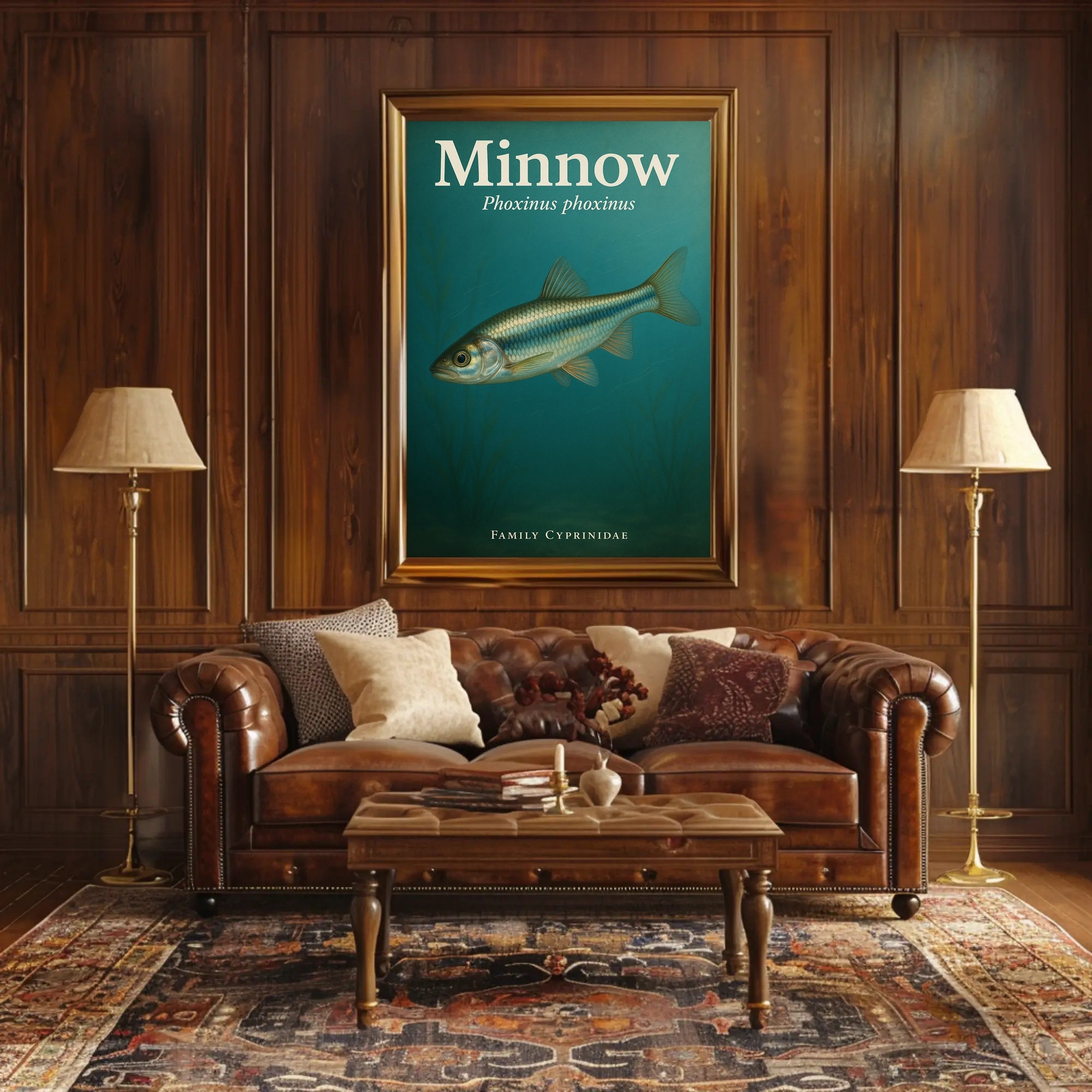 Minnow Phoxinus phoxinus Poster PosterGoat