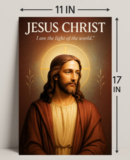 Jesus Christ  I am the Light of the World Poster PosterGoat