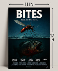 Bites Fear Has Two Sides Poster PosterGoat